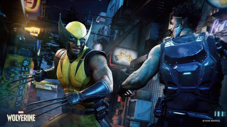 Marvel’s Wolverine apresenta Logan enfrentando inimigos com suas garras de Adamantium em combates intensos.
