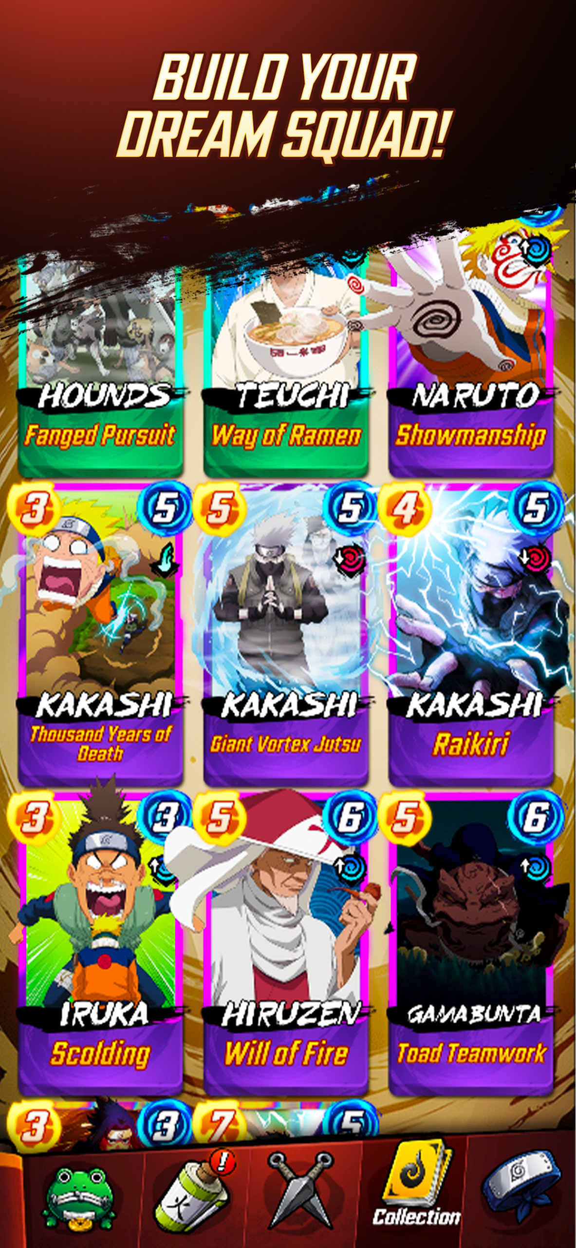"Naurto Ninja Cards" apresenta cartas digitais oficiais da franquia "Naruto" em aplicativo lançado mundialmente.