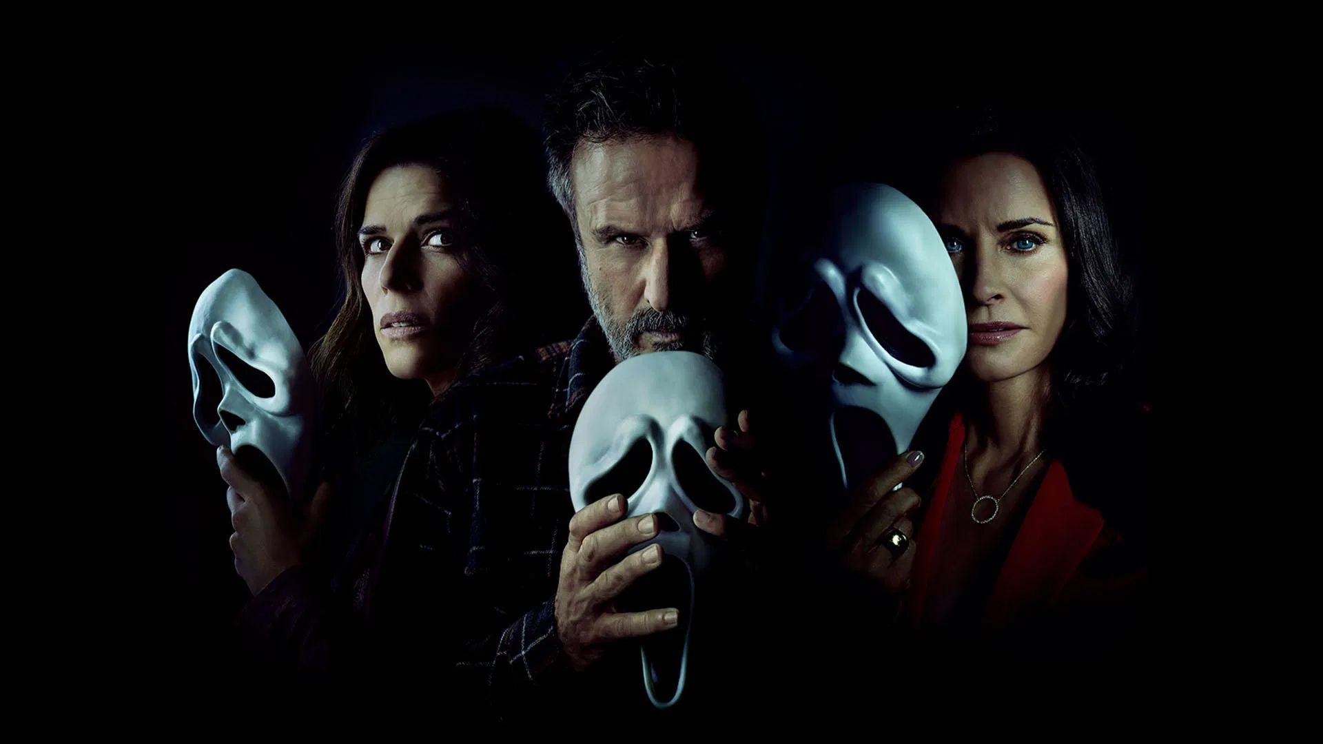 Neve Campbell interpreta Sidney Prescott no novo capítulo da franquia Pânico.