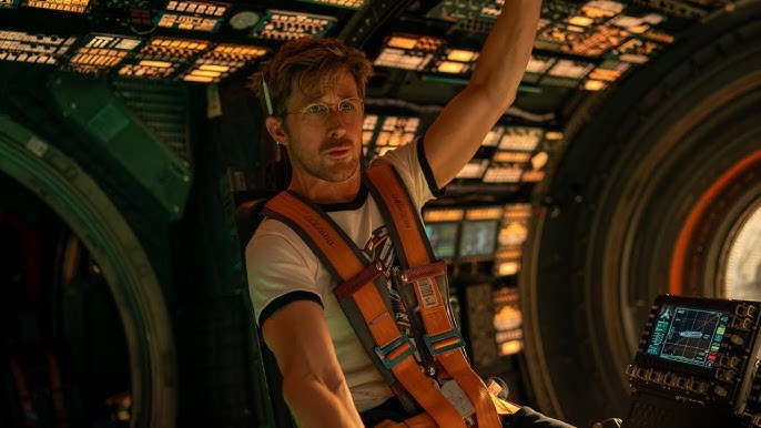 Ryan Gosling aparece como o cientista Ryland Grace em Projeto Ave Maria.