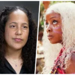 Gina Prince-Bythewood apresenta cenas de Filhos de Sangue e Osso ao lado de Thuso Mbedu no festival de Martha's Vineyard.