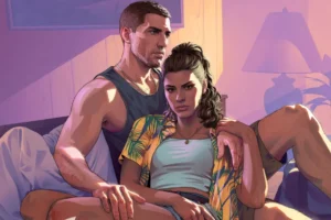 GTA 6 apresenta Jason e Lucia em Vice City e no estado de Leonida, cenário principal do novo jogo da Rockstar Games.