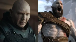 Dave Bautista é confirmado como Kratos na série "God of War" da Amazon Prime Video.