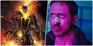 Ryan Gosling aparece como Motoqueiro Fantasma em material divulgado pela Marvel.