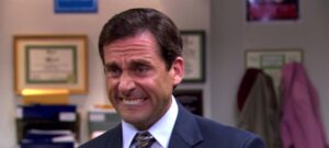 Steve Carell interpreta Michael Scott em cena de The Office que ajudou a revelar a humanidade do personagem.