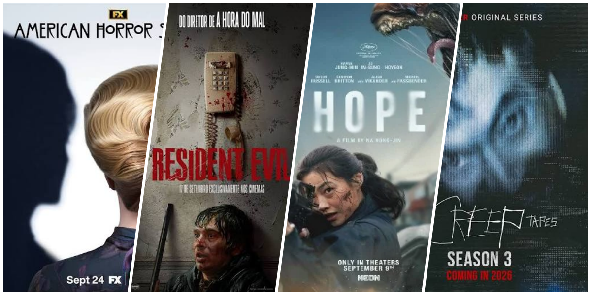 Resident Evil integra a seleção de filmes e séries de terror que chegam ao público em setembro.