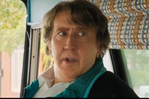 Nicolas Cage interpreta John Madden no filme “Madden”.