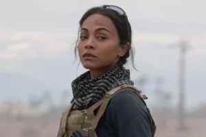 Zoe Saldaña interpreta Joe McNamara na série Lioness, do Paramount+.