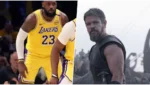 LeBron James e Bronny James em vídeo promocional do filme A Odisseia, de Christopher Nolan.