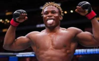 Ateba Gautier vence Ozzy Diaz no UFC 328 por nocaute e desafia Israel Adesanya no octógono.