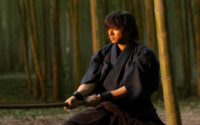 Cena da série A Canção do Samurai, nova adaptação live-action do mangá Chiruran no HBO Max.