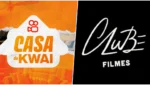 Logo Casa do Kwai a (esquerda) e a (direita) logo da distribuidora Clube Filmes