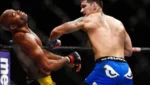 Chris Weidman é homenageado e entra no Hall da Fama do UFC durante o evento UFC 328.