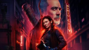 Maggie e Negan em cena de The Walking Dead: Dead City antes da estreia da terceira temporada.