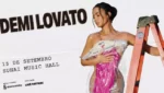 Demi Lovato em imagem promocional da turnê It’s Not That Deep anunciada para São Paulo.