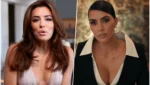Eva Longoria e Kim Kardashian no set de The Fifth Wheel