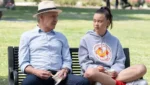 Harrison Ford durante evento em Los Angeles relacionado à série Falando a Real