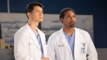 Dr. Blue Kwan em Grey’s Anatomy durante o desfecho da 22ª temporada da série.
