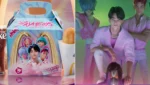 Foto mostra combos do McDonald’s inspirados em Guerreiras do K-Pop com cards colecionáveis, personagens Saja Boys e itens temáticos do filme.