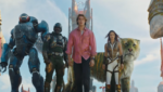 Nicholas Galitzine como He-Man em cena do trailer final do live-action Mestres do Universo.
