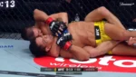 Jafel Filho em ação contra Cody Durden durante luta no UFC Vegas 116