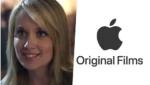 Megan Park em evento promovendo novo projeto com a Apple Original Films