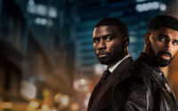 Isaiah Stiles e Coltrane Wilder em cena de Nêmesis na Netflix.