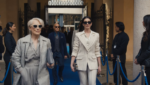 O Diabo Veste Prada 2, Meryl Streep e Anne Hathaway em cena do trailer do filme, contexto de moda e luxo