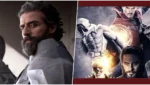 Oscar Isaac em evento promocional comentando negociações com a Marvel sobre Filhos da Meia-Noite