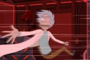 Uma cena da nona temporada de 'Rick and Morty.