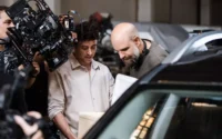 Jesuíta Barbosa durante filmagens de Sábado Morto em locação em Pernambuco.