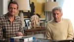 Elenco de Shrinking em cena da série da Apple TV+ com Jason Segel e Harrison Ford