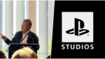 Shuhei Yoshida durante palestra em evento sobre jogos independentes
