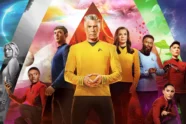 Tripulação da USS Enterprise em Star Trek Strange New Worlds durante missão espacial na 4ª temporada