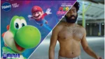Yoshi em Super Mario Galaxy com dublagem de Donald Glover