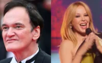 Quentin Tarantino grava projeto misterioso ao lado de Kylie Minogue no País de Gales.