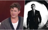 Tom Francis durante testes para o papel de James Bond na franquia 007.