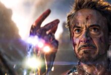 Cena de Vingadores: Ultimato com heróis reunidos no confronto final do MCU