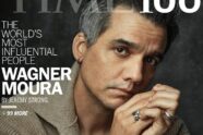Capa da revista Time, com Wagner Moura estampado.