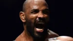 Yoel Romero após vitória por nocaute no Gamebred Bareknuckle