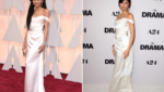 Zendaya posa com vestido Vivienne Westwood branco na estreia de seu novo filme.